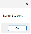 Button B shows Name: Student